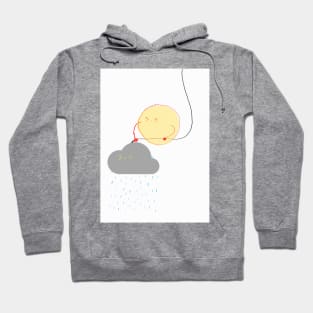 The sun watered the rain Hoodie